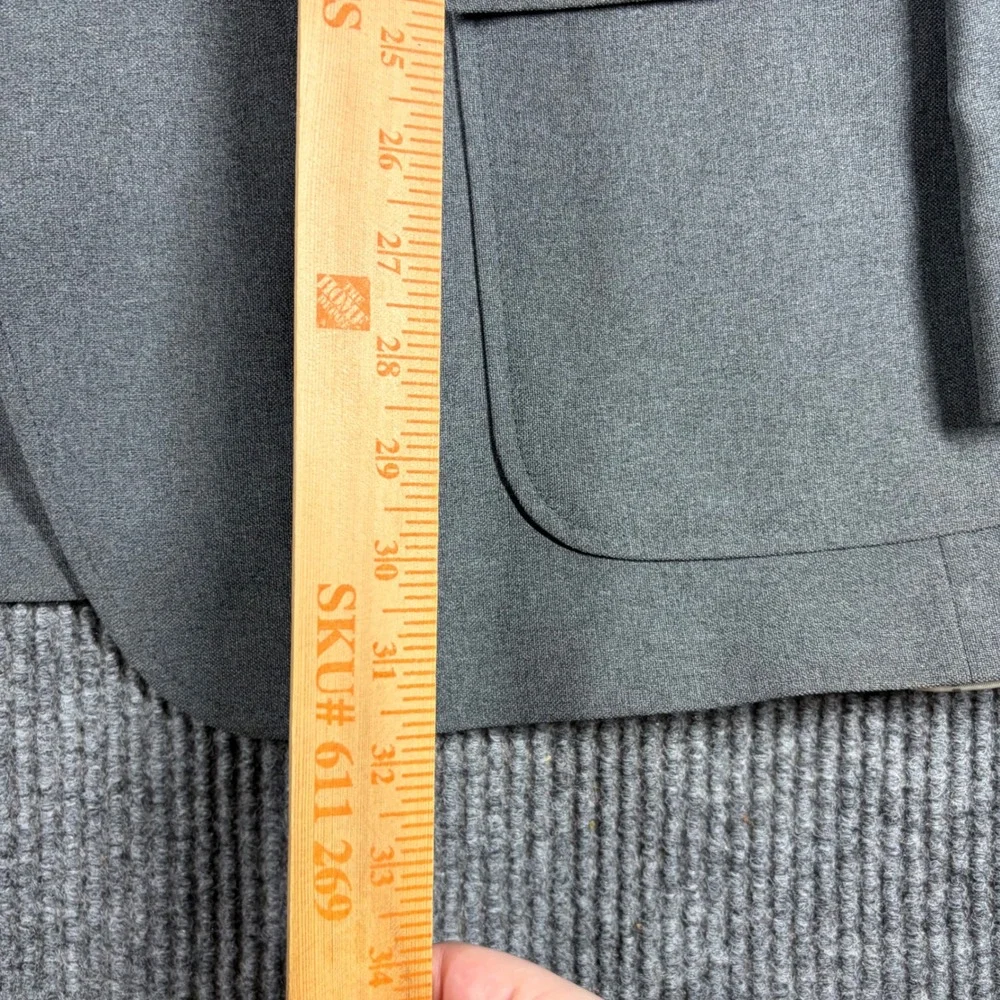 Vintage Perma-Prest Blazer Mens 48B Classic Collection Gray Jacket Made in USA